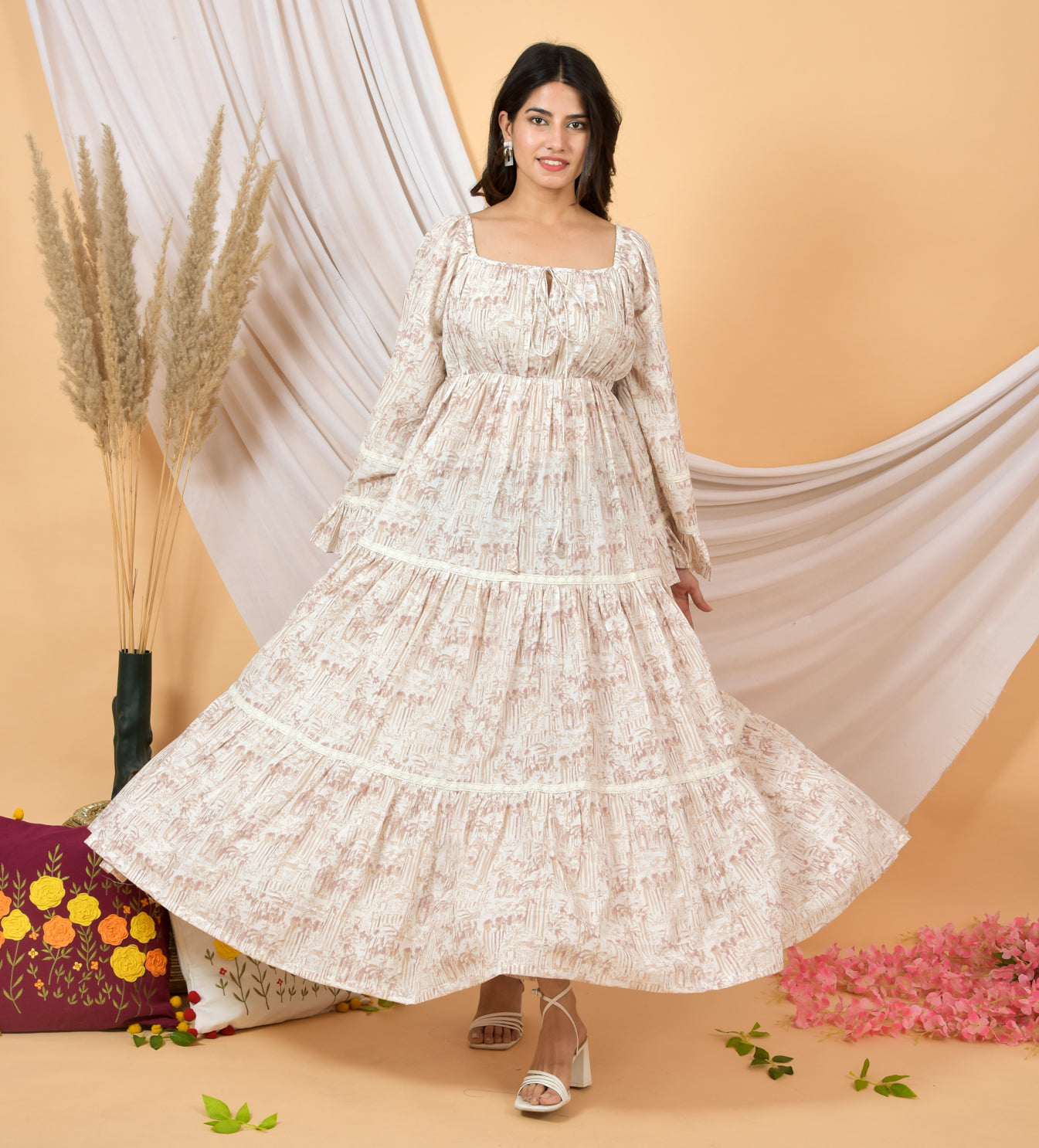Aravinda White Dress