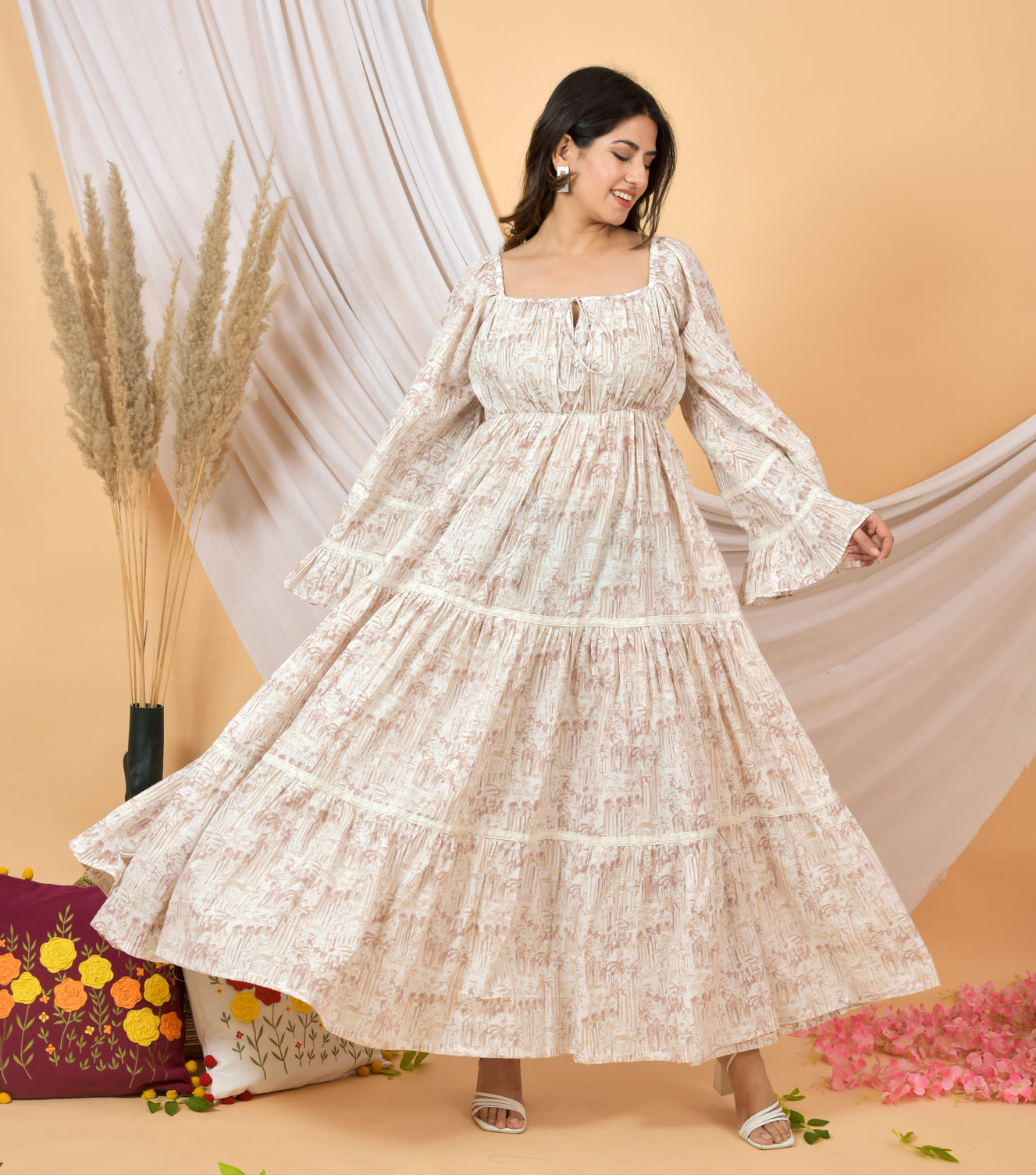 Aravinda White Dress