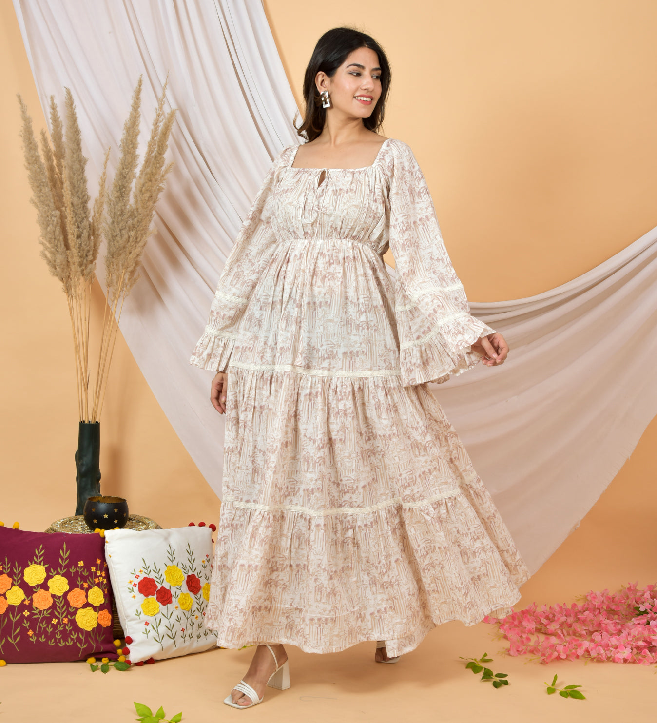 Aravinda White Dress