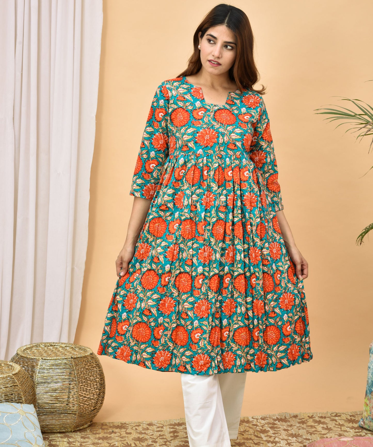 Floral Bloom Kurta Set