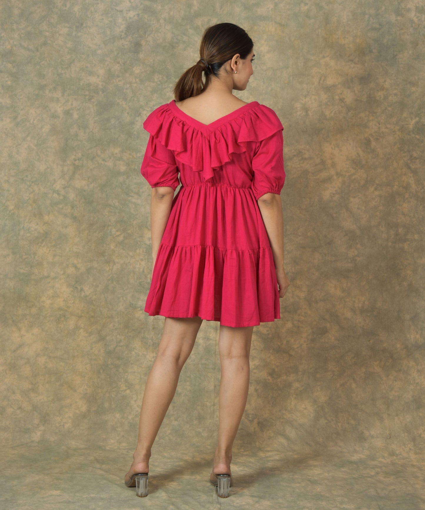 Statement Ruffle Dress