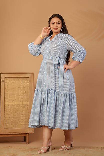 The Statement Stripe dress