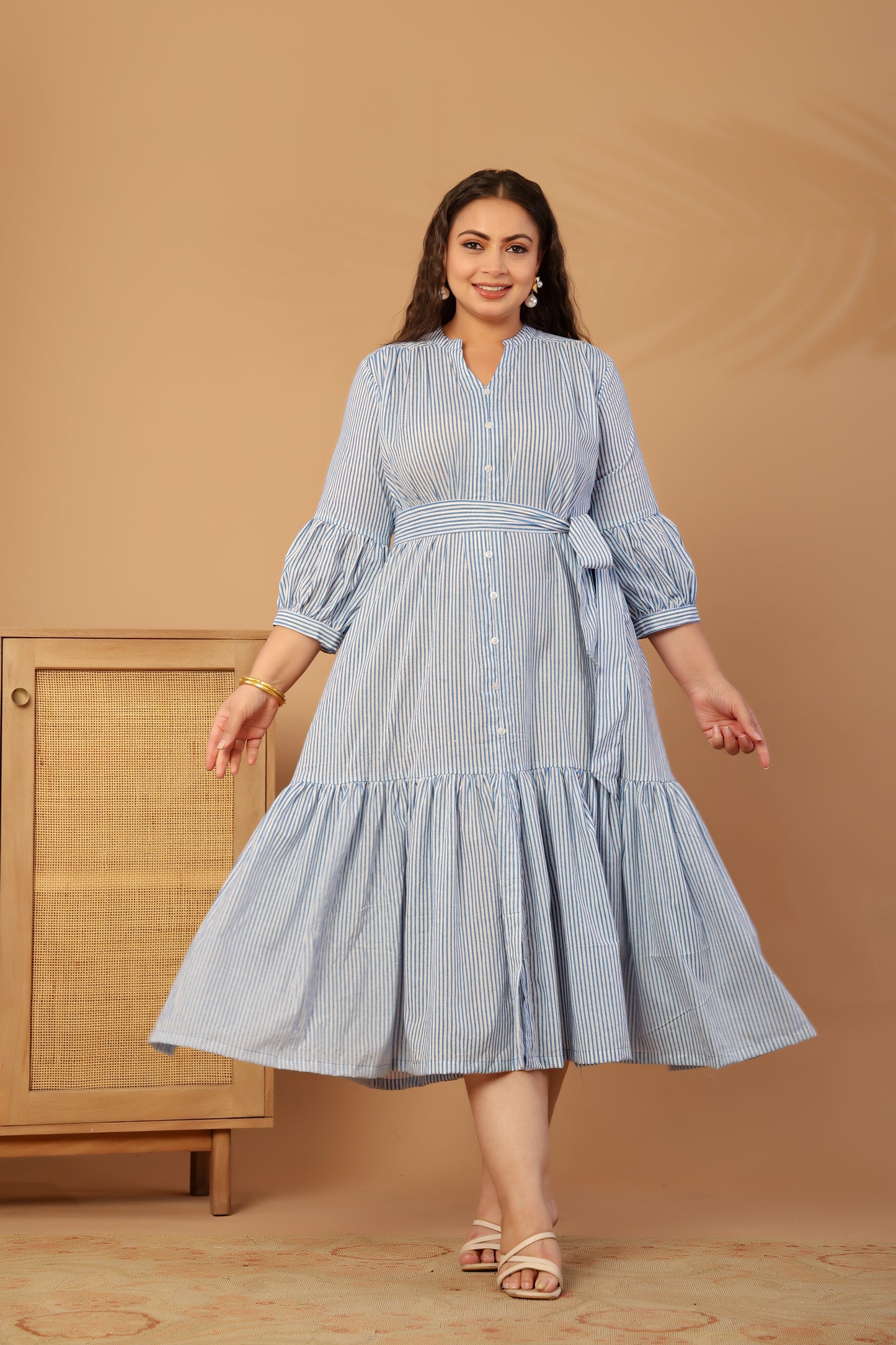 The Statement Stripe dress