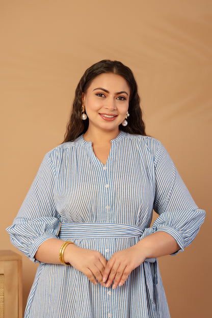 The Statement Stripe dress