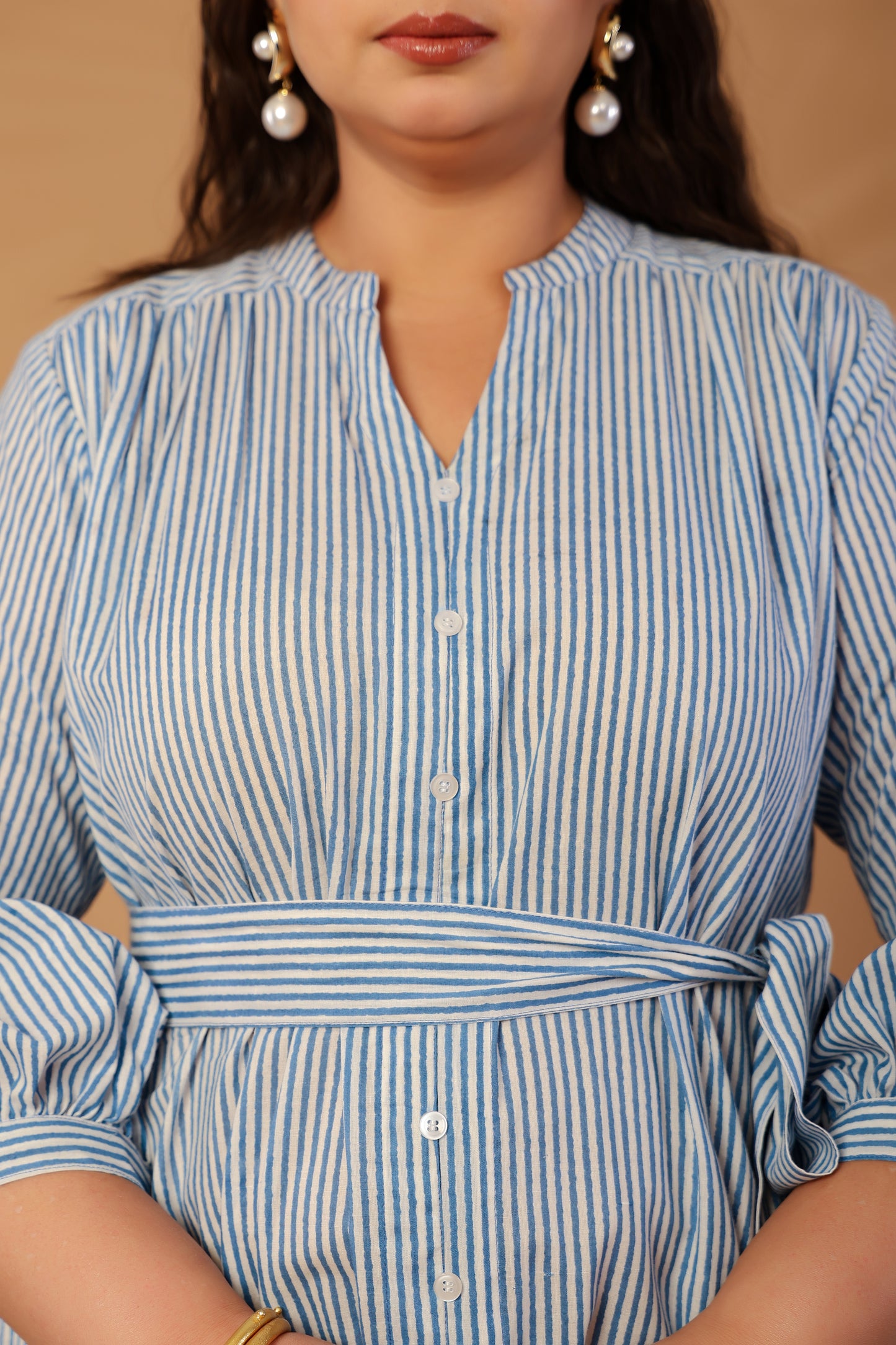 The Statement Stripe dress