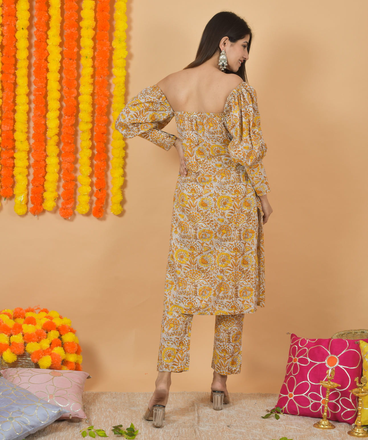 Mango Madder Dupatta Suit Set