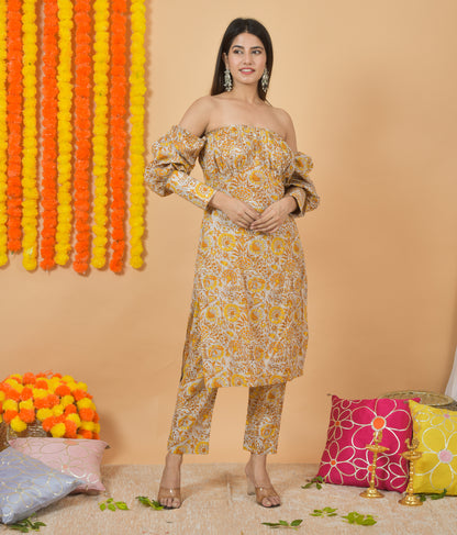 Mango Madder Dupatta Suit Set