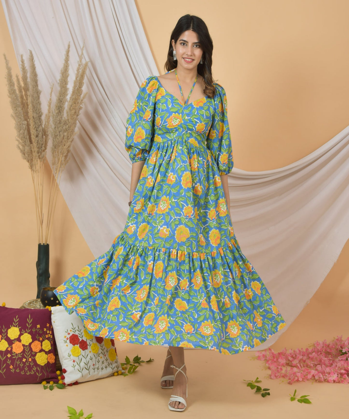 Blue Jeeva Dress