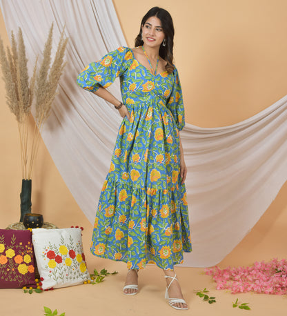 Blue Jeeva Dress