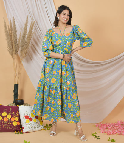 Blue Jeeva Dress