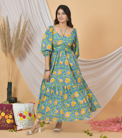 Blue Jeeva Dress