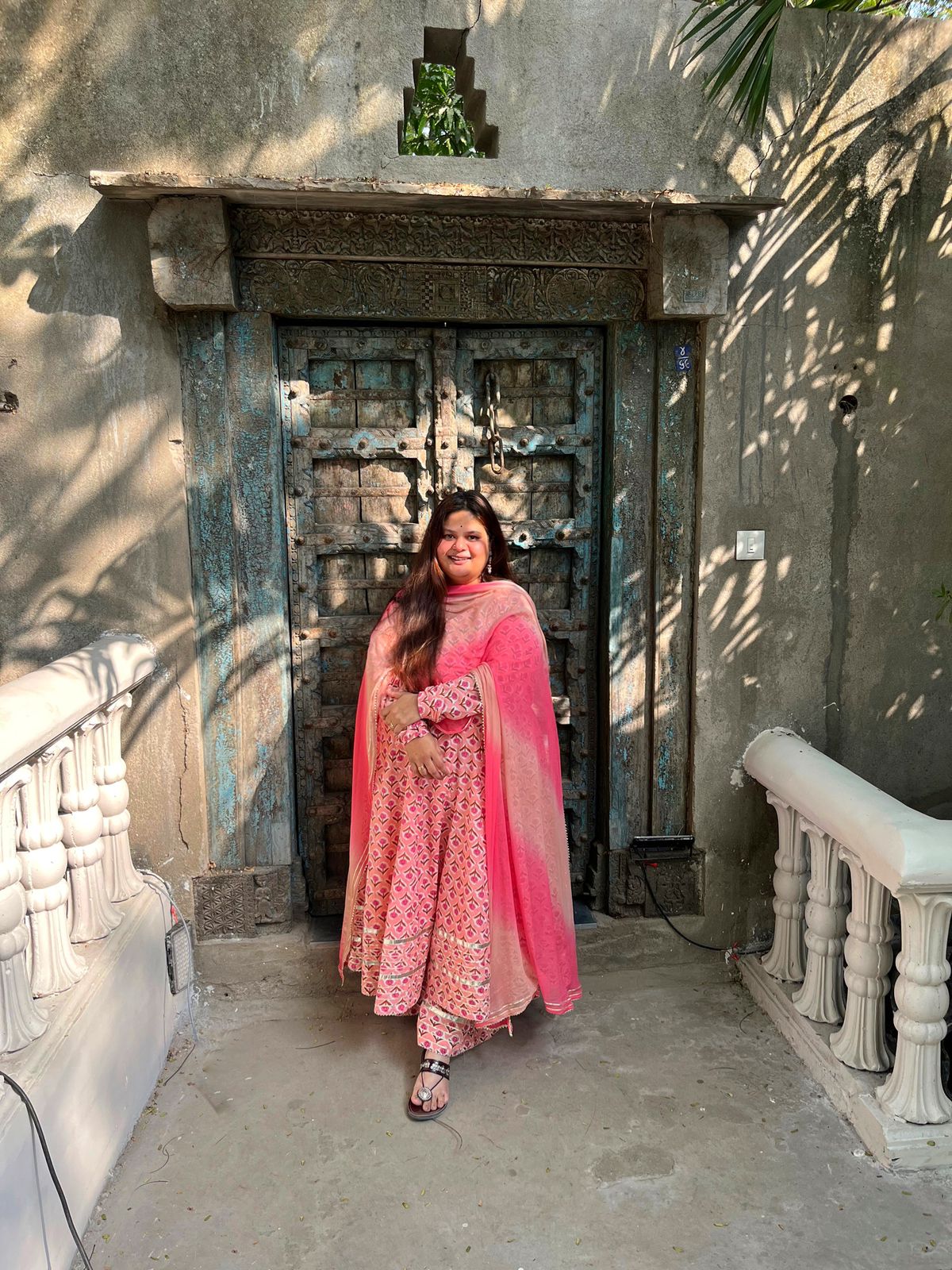 Cotton anarkali Kurta Set