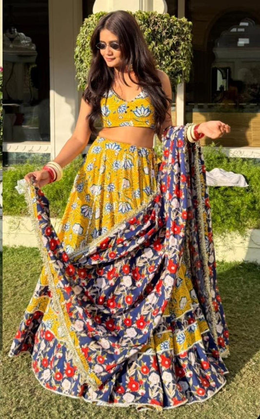 Cotton Lehenga