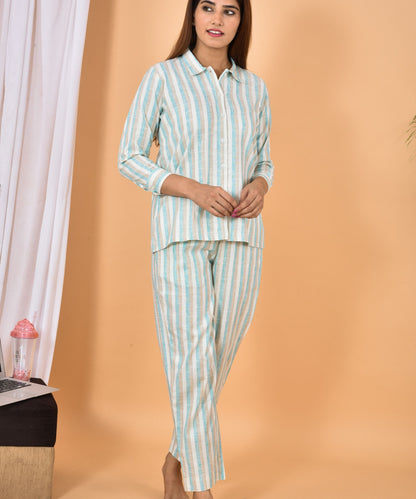 Stripe Night Suit