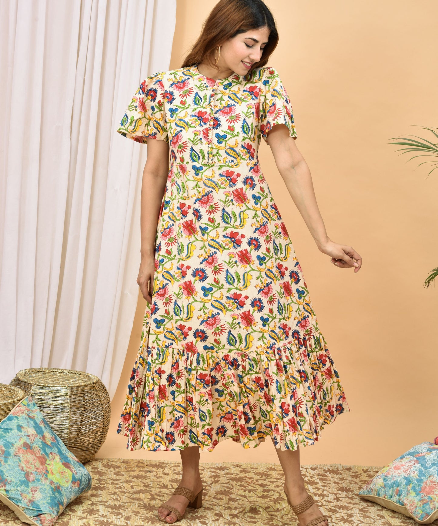 Garden Print Dress