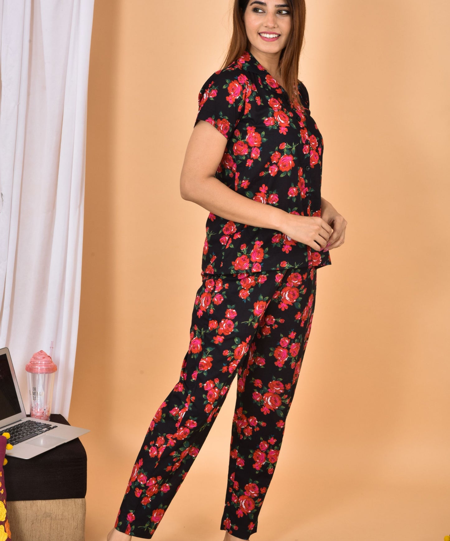 Floral Print Night Set