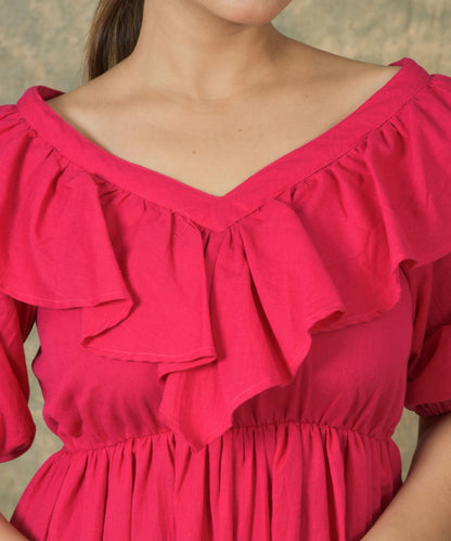 Statement Ruffle Dress