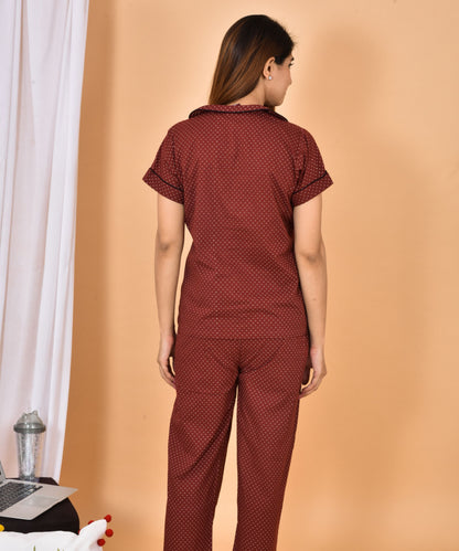 Polka Dot Night Suit