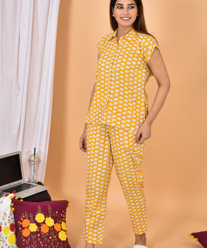 Elephant Print PJ Set