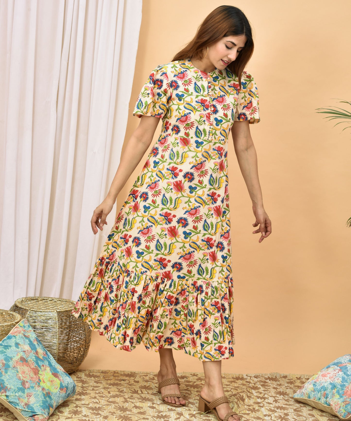 Garden Print Dress