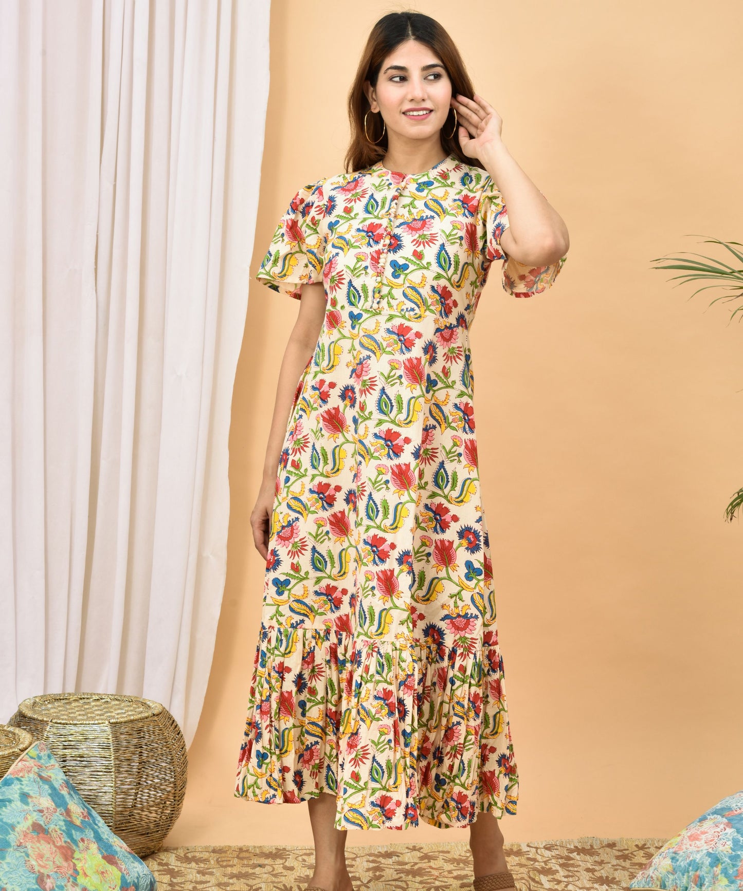 Garden Print Dress